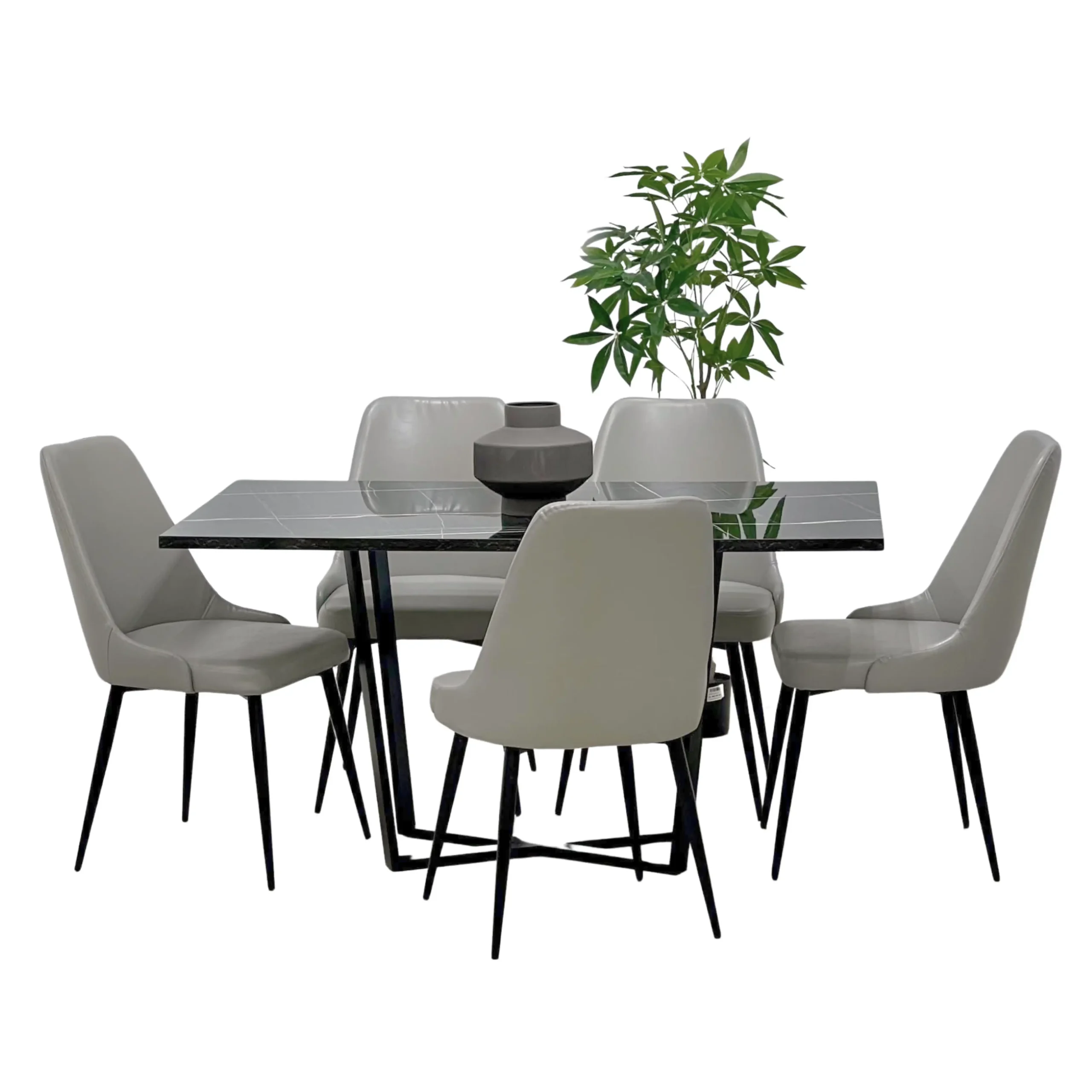 KT001-NOIR_A Table De Cuisine Noir A – Image 1