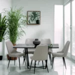 Table De Cuisine Noir A – Image 2